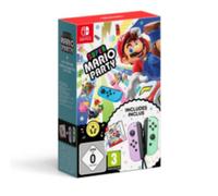 Super Mario Party (Código de Descarga) + Joy-Con Verde Pastel/Morado Pastel Nintendo Switch