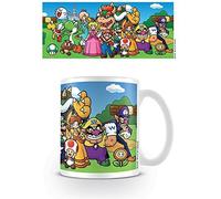 Super Mario Personajes Taza Cerámica Para Café Té En Caja Oficial Multicolor