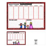 Super mario - planificador semanal (diseño central) a4 planificador d