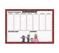 Super Mario - Planificador semanal (diseño central) A4 planificador diario de escritorio - Producto oficial
