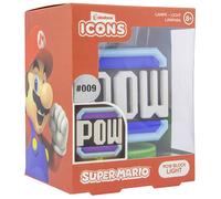 Super Mario Pow Block Icons Mini Escritorio Light Lamp Paladone Products