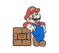 Super Mario - Reloj de pared para niños, sala de estar, dormitorio, cocina, GSM3053
