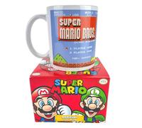 Super Mario Retro Title Ceramic Mug Taza, diseño, Multicolor, 1 Unidad (Paquete de 1)