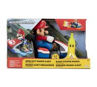 Super Mario Spin Out 2.5" Mariokart - Vehículo de Carrera de Mario Amarillo
