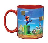 Super Mario Taza Cambio de Color Bros, cerámica, 1 Unidad (Paquete de 1)