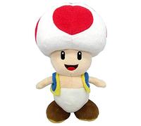 Super Mario-Toad Mario Sanei-Peluche con Licencia Oficial, Multicolor AC04