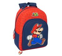 Safta Mochila escolar SUPER MARIO TRICK – Adaptable a carro, cómoda, 32x15x42 cm