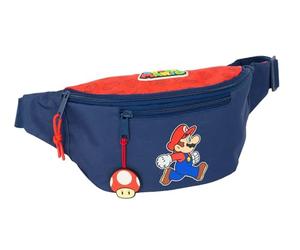 Super Mario Trick - Riñonera con Bolsillo Exterior, Ideal para Jóvenes y Niños de Diferentes Edades, Cómoda y Versátil, Calidad y Resistencia, 23x9x12 cm