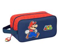 Super Mario Trick - Zapatillero Mediano, Multiusos, Portatodo, Deporte, Extraescolares, Fútbol, Cómodo y Versátil, 29x14x15 cm