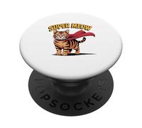 Super Miau PopSockets PopGrip Adhesivo