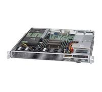 Super Micro Chasis de Servidor para Rack 1U CSE-514-R407W con Fuente de Alimentación de 400W Platinum - 437 mm x 429 mm x 43 mm, Gris