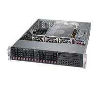 Super Micro Computer B.V. CSE-213BAC8-R1K23LPB Chasis Rack 2U Servidor, 16 Bahías 2.5 Hot-swap, Fuente 1200W, Negro, Compatible ATX/EATX