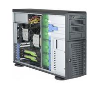 Super Micro Computer CSE-743AC-1K26B-SQ Chasis de Servidor 4U Full Tower con Fuente 1200W Platinum y Hot-Swap - 8 Bahías 3.5", 8 Bahías 2.5", 19 HDDs, Rackeable