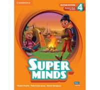 Super Minds Level 4 Workbook with Super Practice Book and Digital Pack British English