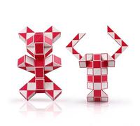 Super Mundo - 2pcs Cubos de Mágico de Serpiente para Regalos Jugar Divertir 80x2.4cm (98505)