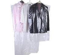 Super Mundo - 36 fundas ropa armario transparente, funda traje, antipolillas para ropa armario(60X137cm,transparente）