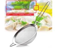 Super Mundo - Colador de cocina acero inoxidable con mango,Colador de malla fina para aceite, pasta, arroz, etc.(94102) (12cm)