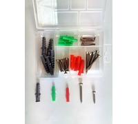 Super Mundo - Juego 300 Tornillos para Madera con tacos,3 tamaños diferentes(99841)