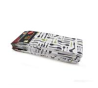 Super Mundo - Paños de Limpieza de Microfibra, Bayetas Microfibras, 12 Unidades, Ideal para Limpieza, Cocina, Coche, Baño, 40 X 60 cm (Cocina Negro)