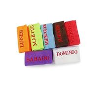 Super Mundo - Paños de Limpieza de Microfibra, Bayetas Microfibras, 7 Unidades, Ideal para Limpieza, Cocina, Coche, Baño, 30 X 40 cm (Semanal Multicolor)