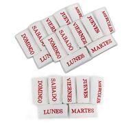 Super Mundo - Paños de Limpieza de Microfibra, Bayetas Microfibras, 7 Unidades, Ideal para Limpieza, Cocina, Coche, Baño, 30 X 40 cm (Semanal Blanco)