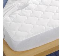 Super Mundo - Protector de Colchón Acolchado Reversible Microfibra 200x190 cm / 200x200 cm, Funda de Colchón Acolchado, Transpirable Antiacaros Absorbente, Reversible(Cama 200)