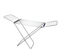 Super Mundo - Tendedero Plegable Aluminio con alas, tendedero Extensible, tenderetes de Ropa Plegables, 20 Metros de tendido(Aluminio)