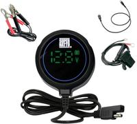 スーパーナット(SUPER NATTO) DoCoDeMo - Cargador portátil de batería de motocicleta de 12 V, cargador USB-C inteligente para motocicletas