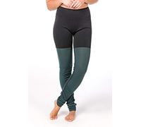 super. Natural W Motion Heap Merino Tight, otoño/Invierno, Mujer, Color Jet Black/Sea Moss, tamaño Extra-Small