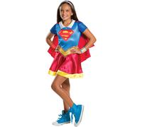 Súper Niña Niños Disfraz Superhéroe Disfraz Niña Dc Héroe Superman Disfraz