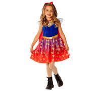 Súper Niña Niños Disfraz Superhéroe Disfraz Niña Dc Héroe Superman Disfraz