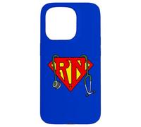 Super Nurse Funny Superhero Nurse Carcasa para iPhone 15 Pro