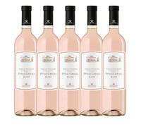 SUPER OFERTA- Pinot Grigio delle Venezie D.O.C., Vino Rosado Seco Italiano, Sabor Afrutado del Melocotón, 5x750 ml