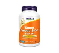 Super Omega 3-6-9 180 Cápsulas Now Foods