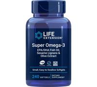 Super Omega-3 EPA/DHA con lignanos de sésamo y extracto de oliva - 240 cápsulas blandas