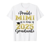 Super Orgulloso Mimi de 2025 Graduate Senior Graduation Family Camiseta