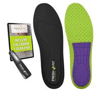 SUPER PACK Plantillas fascitis plantar 3 Capas + Calzador + Guía Cuidado de Pies | Memory Foam + Talonera + Base Perforada | Alivio Dolor de Pies Hombre y Mujer | Fabricadas en España (39-41)