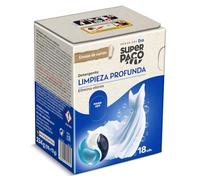 Super Paco de Dia Detergente Máquina Limpieza Profunda, 18 unidades