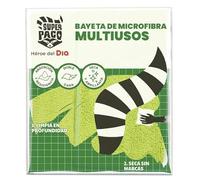 SUPER PACO Dia Bayeta de Microfibra Multiusos Doble Cara, 1 Ud