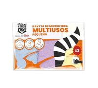 SUPER PACO Dia Bayeta de Microfibra Multiusos pequeña, 3 Uds