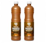 Super Paco Paraíso Fregasuelos Concentrado Pack Ahorro 2x1L - Limpiador de Suelos Perfumado de Larga Duración - Apto Gres, Mármol, Parquet y Laminado - Aroma Floral Intenso