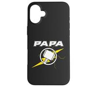 Súper papá, superhéroe Print Papa Carcasa para iPhone 16 Plus