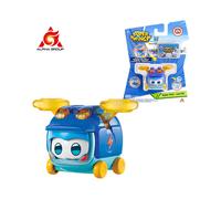 (Super Pet Leo) Super Wings S5 Mini Super Pet Astra Leo Sunny Cambia las expresiones con luces Transformando
