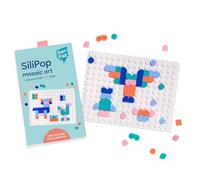 SUPER PETIT - SiliPOP MOSAICOS PARA CLIPSER - Mosaic Art - Creaciones de colores infinitos - Blanco - A partir de 3 años