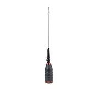 Super Santiago 1200 Antena Móvil CB 27MHz - Longitud 2 Metros, Ganancia 4dB, Potencia 600W - Acero Inoxidable - Incluye Base PL y Cable RG58 (Kit Completo)