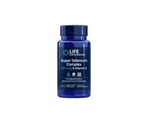 super selenium complex & vitamina E - 100 cápsulas vegetales - life extension