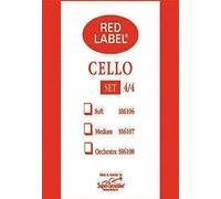 Super-sensitive Red label 610 Medium Juego completo-cello 4/4