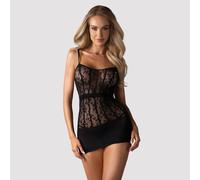 Súper Sexy Vestido Obsessive d605 Vestido Perforado Negro