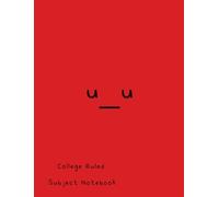 Super Simple Notebook: 70-sheet college ruled subject notebook 8x10.5 inches