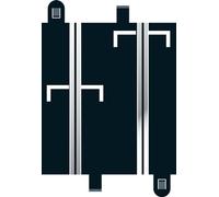 Super Slot 500007018 - Vía con posiciones de salida 1 y 2 (2 unidades) [importado de Alemania]